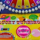 Lucky Turning Lottery Game Machine , Indoor 120kg Amusement Game Machine