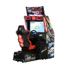 Game Center / Amusement Racing Arcade Machine Puzzle For Kids Stable System