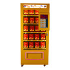 Full Metal Soda Vending Machine , Blue / Pink / Yellow Lucky Box Food Vending Machines