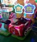 LCD Screen Children'S Bumper Cars , Plastic / Fiberglass Ride On Bumper Car