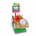 LCD Screen Children'S Bumper Cars , Plastic / Fiberglass Ride On Bumper Car