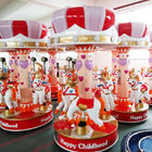 Revolving Coin Operated Carousel Ride , Colorful Arcade Games Machines
