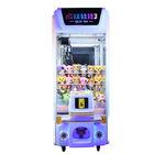 Crazy Toy 3 Colorful Arcade Crane Machine , Crane Claw Teddy Bear Stuffing Machine