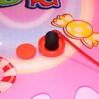 Candy Land Children'S Air Hockey Table With Lights Heavy Weight Durable