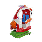 Airplane Kiddie Ride Machines D1920 * W1100 * H2020mm Size Red Color 2 Players