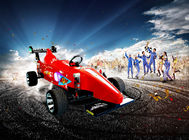 Remote Control Amusement Park Kiddie Ride Machines F1 Racing Car Red Color
