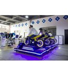 CE Virtual Reality Simulator , RGB LED 220v 4 Players Super Fun Video VR Motorbike Racing Game Machine