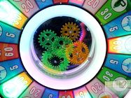 Lucky Gear Lottery Ticket Kids Arcade Coin Game Machine Fiberglass Material