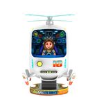 3D Large Helicopter Kiddie Ride Machines Electric Video Game 150W