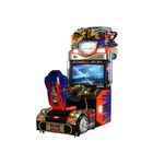 Upright Car Racing Coin Operated Game Machine For Shopping Mall