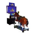 Coin Operated 2 Players Electric Arcade Game Machine / Electronic Gogo Jockey Horse Riding Equipment