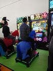 Metal Fiberglass Horse Racing Arcade Machine / Go Go Jockey Video Game Machine
