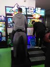 Metal Fiberglass Horse Racing Arcade Machine / Go Go Jockey Video Game Machine