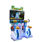 300W Kids Arcade Machine  / Single And Double Competitions Possible Redemption Ticket Rider Bike Game Machine