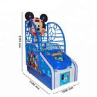 Arcade Mickey Basketball Shooting Game Machine Metal Cabinet Firm And Durable