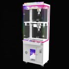 Amusement Center Crane Claw Machine Acrylic Cabint And Tempered Glass Material