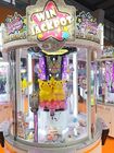 Arcade Coin Operated Claw Candy Grabber Machine For Kids White Color  