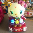 Hello Kitty Cat Shape Kiddie Ride Machines /  Kids Amusement Rides