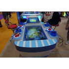 1 ~ 4 People Kids Arcade Machine With Coin Pusher  Fish Game Table Gambling