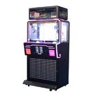Arcade 2 Player Toy Crane Machine With Black Metal Cabinet