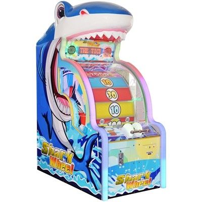 Shark Wheel Redemption Arcade Machines White / Blue Color 1550 * 900 * 2100 Size