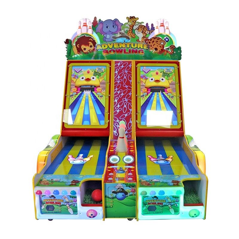 IAAPA Adventure Bowling Commercial Arcade Machines , 200W Personal Arcade Machine