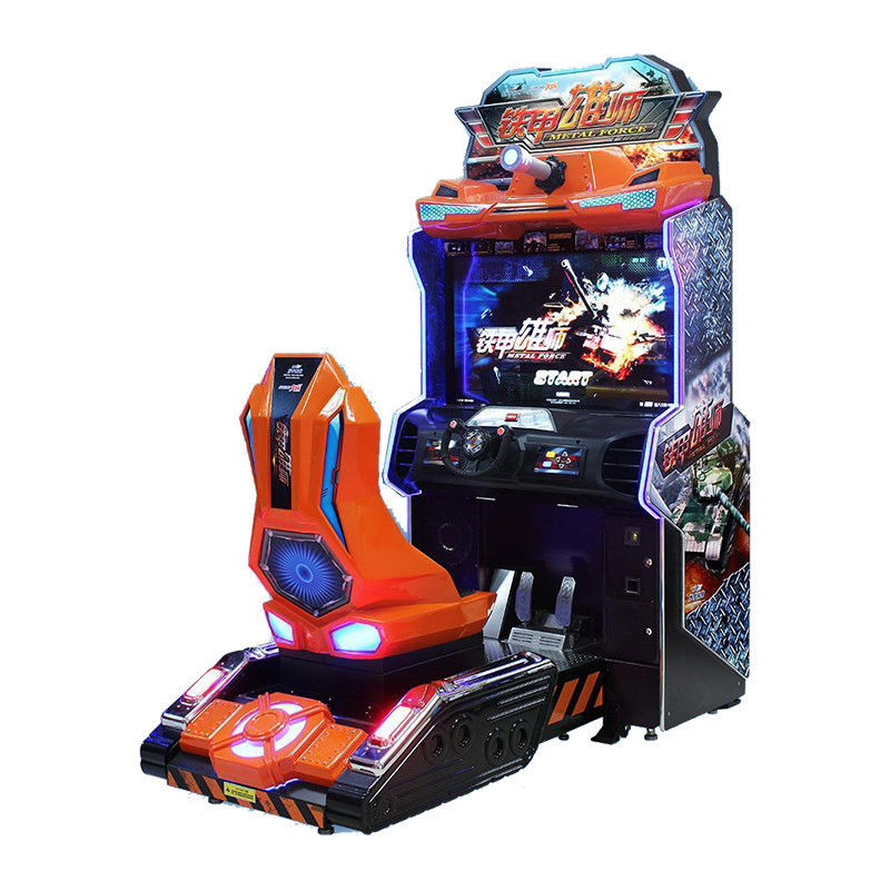 Metal Force Car Racing Arcade Machine 110V / 220V Voltage 200kg Weight Colored