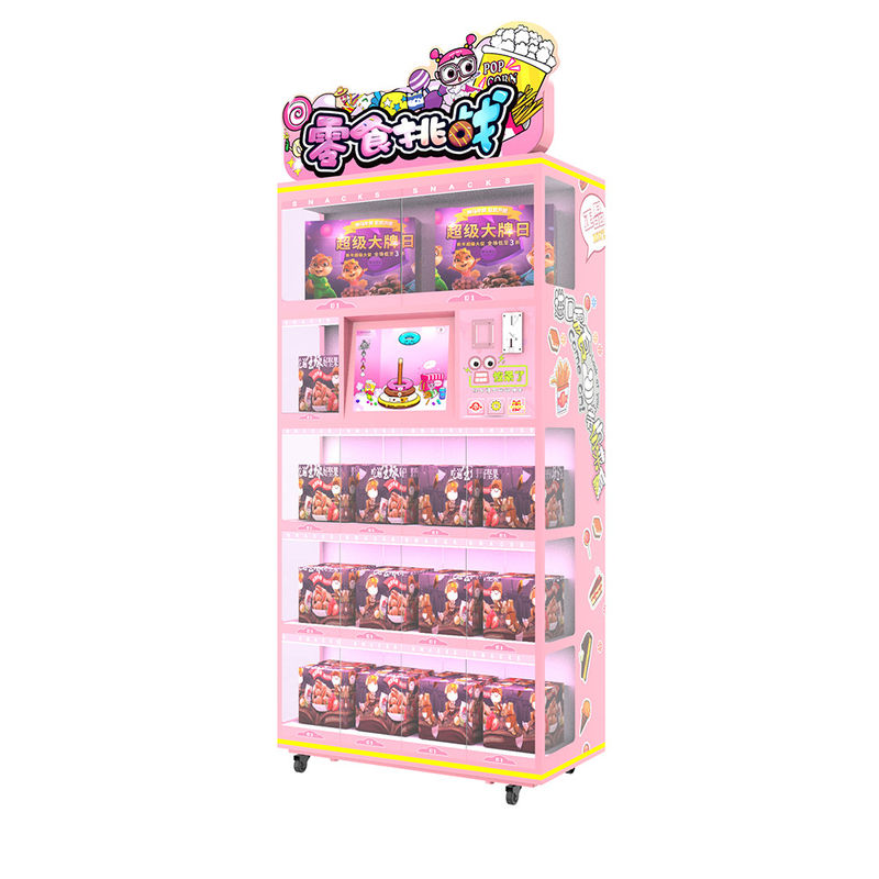 Love Doughnuts Gift Vending Machine For Shopping Mall / Cinema Custom Voltage
