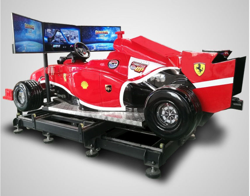Racing Game Virtual Reality Simulator Machine Full View Screen 360 degree Rotation