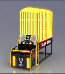 Slam Dunk King Basketball Ball Return Machine , Metal Basketball Arcade Game Machine