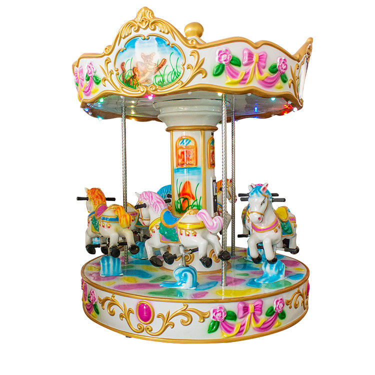 Amusement Park Kids Arcade Machine Children Merry Go Round Small Carousel