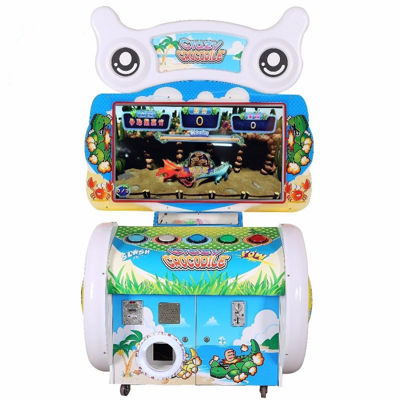 Button Hitting / Press Redemption Arcade Machines Video Type Crazy Crocodile For Kids