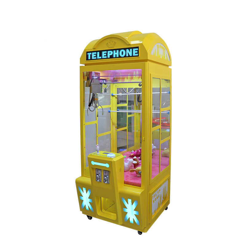 Telephone Small Gift Vending Machine Metal Material 110 / 220V Voltage