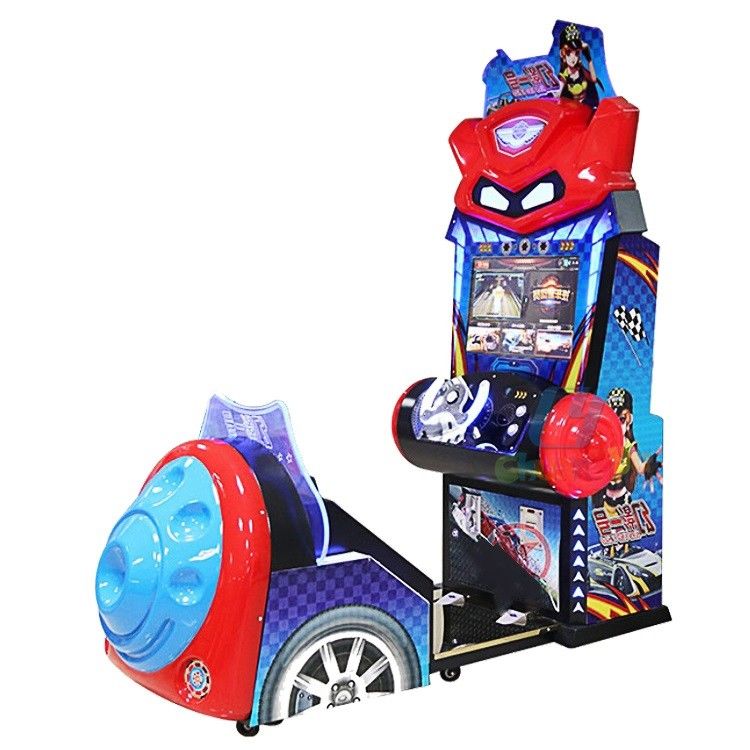 275 W Racing Arcade Machine , Amusement Coin Operated Crazy Car Driving Simulator