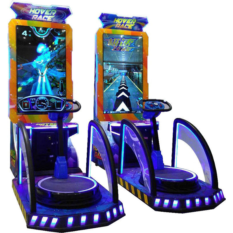 Coin Pusher Type Arcade Hover Race Simulator Kids Coin Operated Video Game Machines