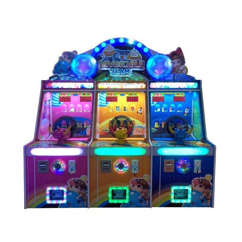 Dinosaur Shooting Ball Tickets Redemption Arcade Machines For Children CE RoSh SGS