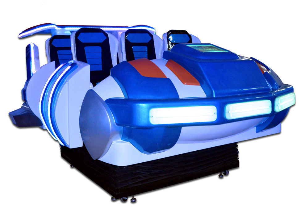 Cool Family 6 Seats Spaceship 9D VR Game Machine Theme Park Flight Simulator For Adults
