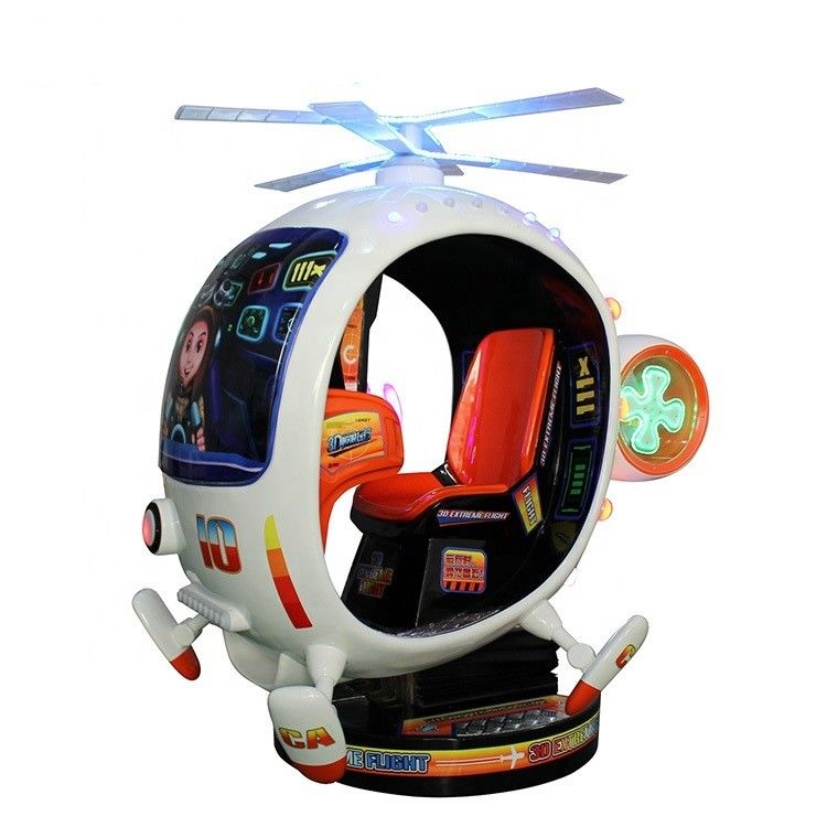 Indoor Playground Amusement Swing Ride Machine With 26&quot; LCD Screen