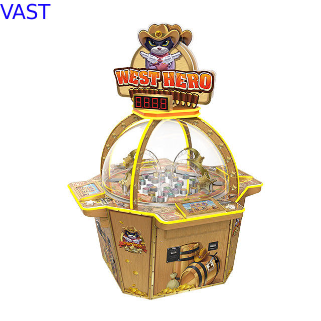 Customized Lottery Ticket Machine For Entertainment / Coin Operated Arcade Game