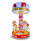 3 People Amusement Kids Ride Indoor Outdoor Playground Merry - Go - Round  Small Carousel